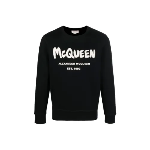 Alexander McQueen Черный Мужские Свитшоты