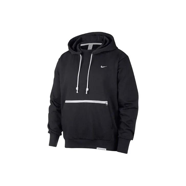 nike Dry Standard Issue Basketball Sports Hoodie Black