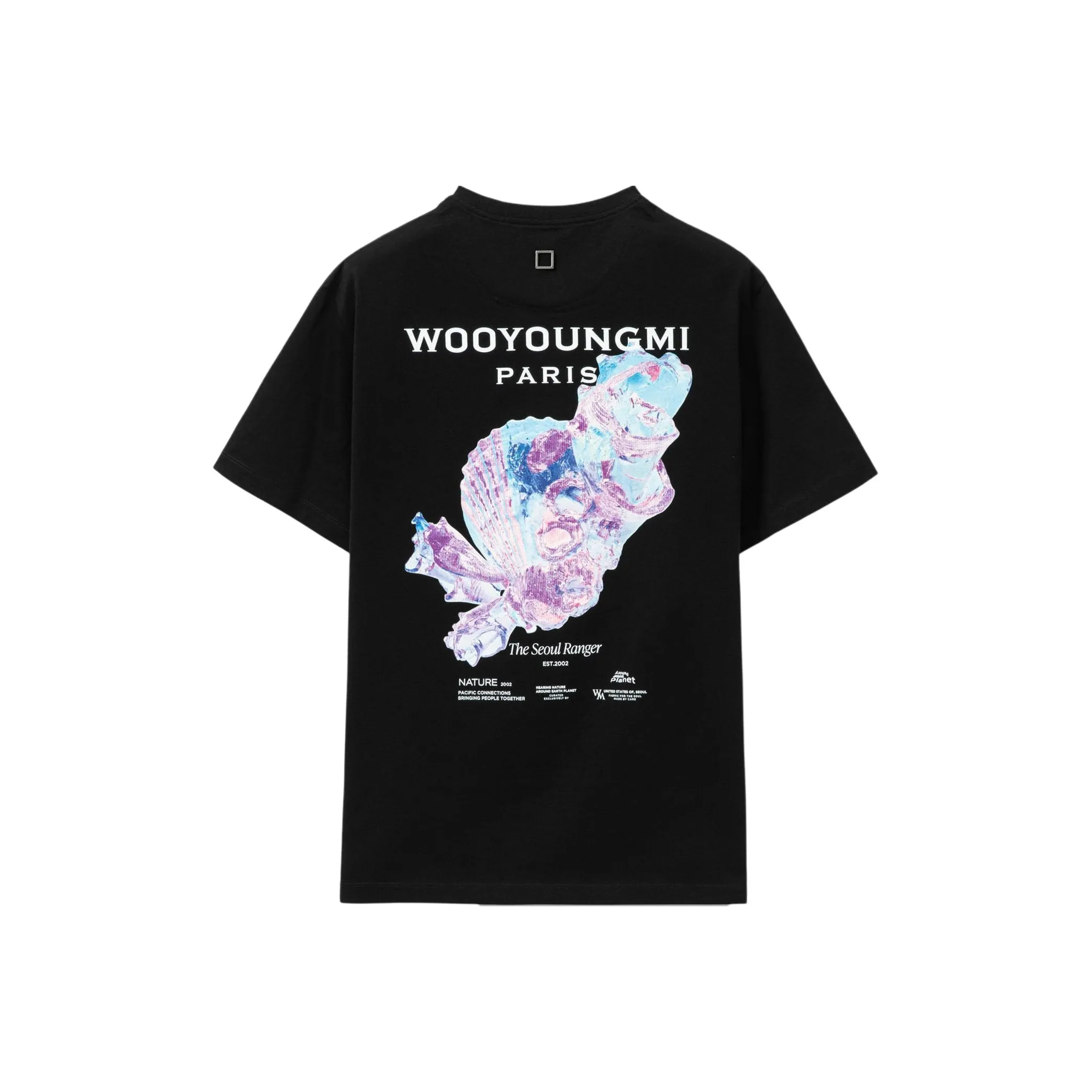 WOOYOUNGMI SS25 T-Shirt Мужской Черный