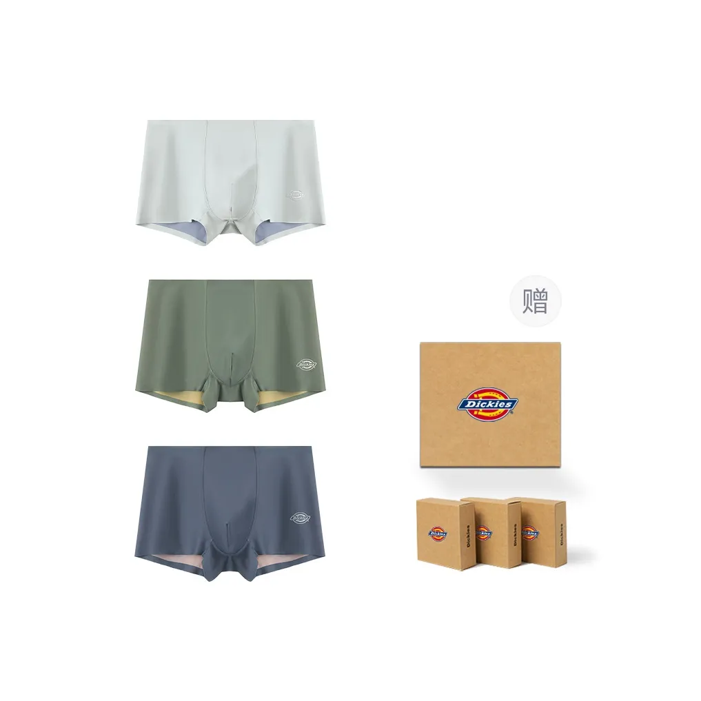 Dickies Мужское нижнее белье охлаждающее дышащее многоцветное боксеры подарочная коробка набор Combo Set