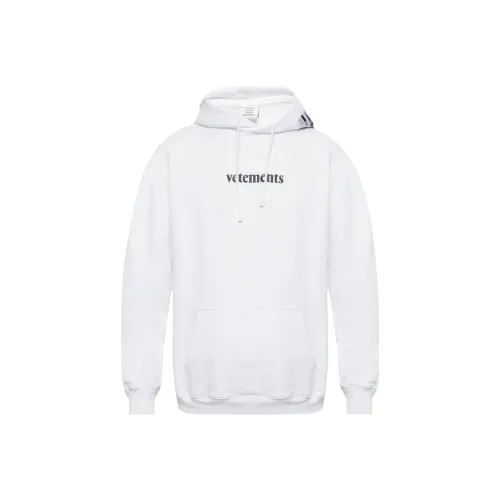 Vetements Белый Мужские Свитшоты