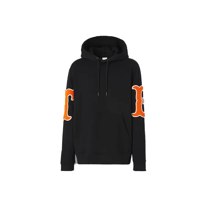 Burberry Letter Graphic Appliqué Hoodie