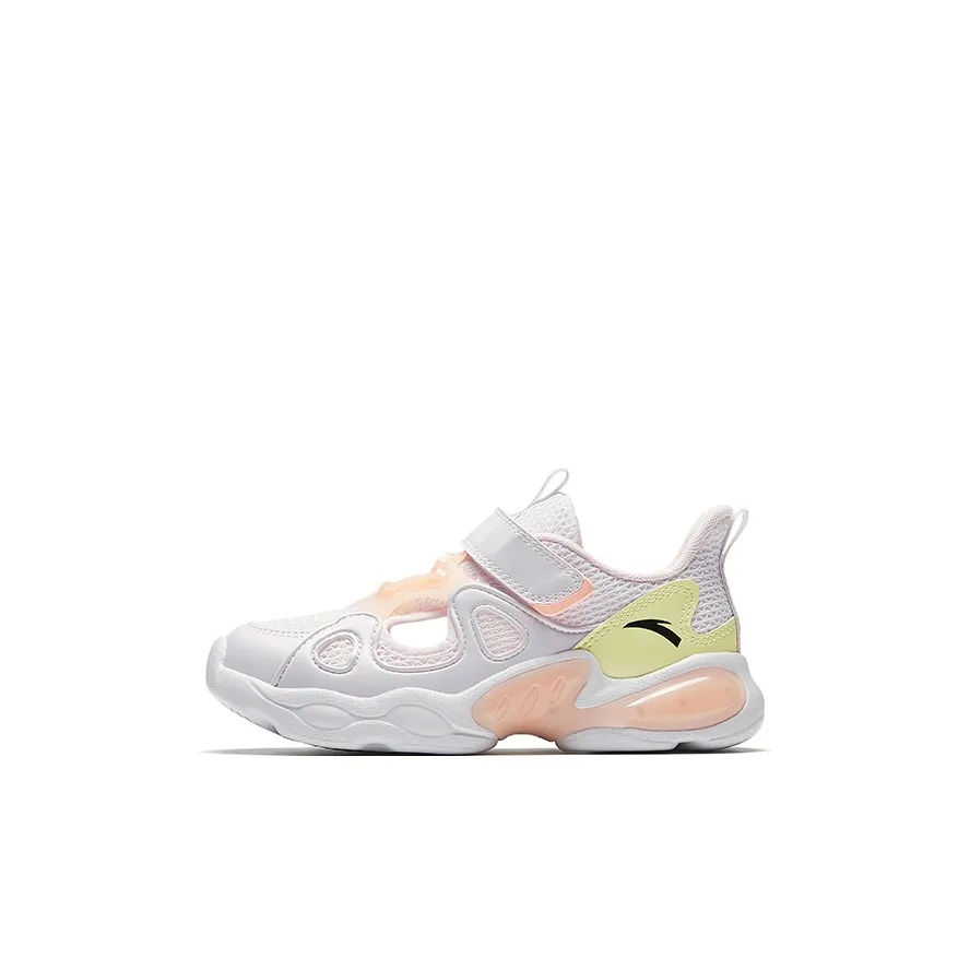 Antakids Wing Flash Детские сандалии Низкий Топ Anta Белый/Розовый Белый/Лотосовый Корень Оранжевый Дошкольные