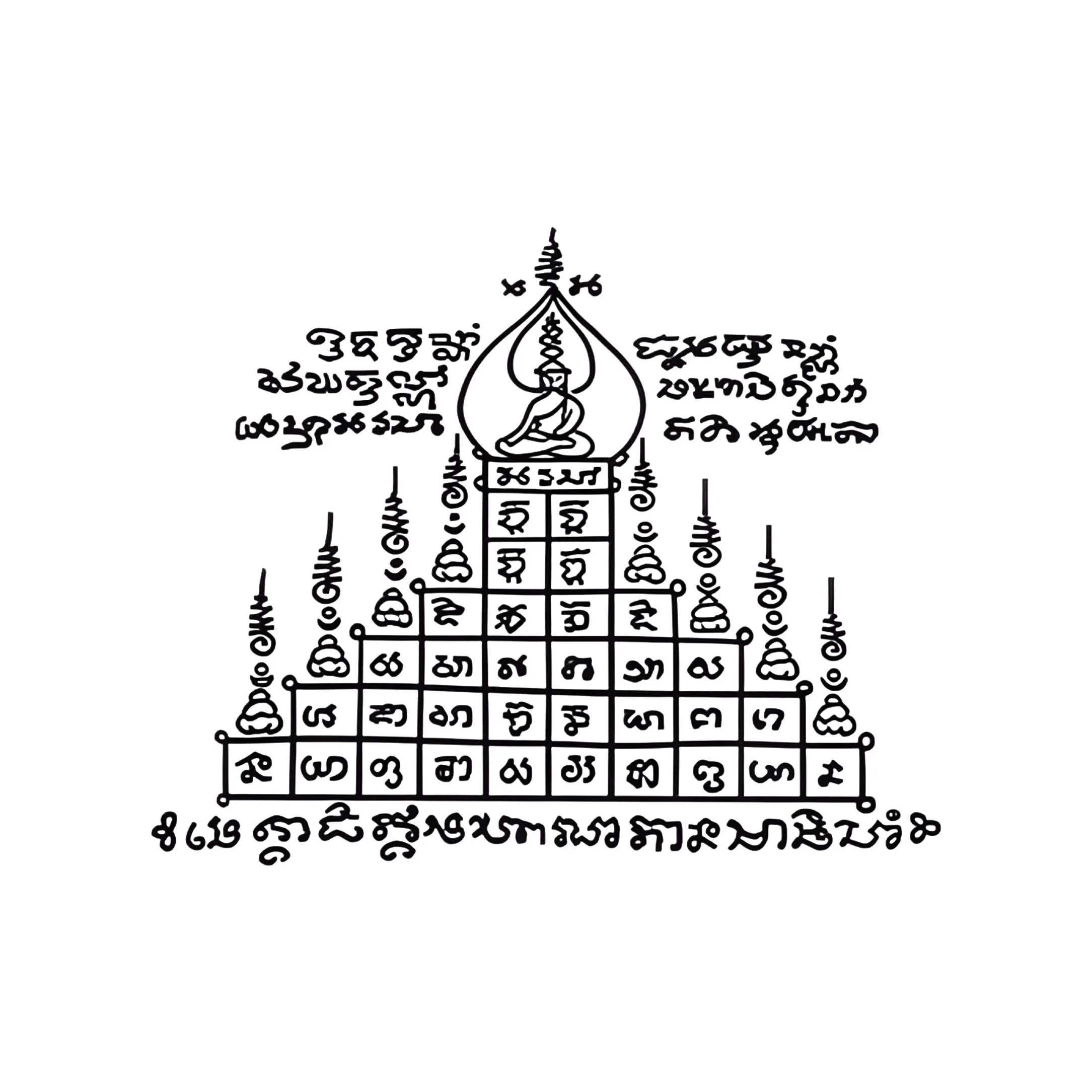 SHITIAN Тайская Библия 5 Травяной Тату Стикер