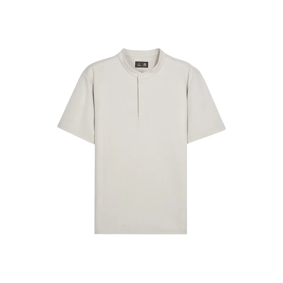 GOLDLION Yuanming Garden Series Spring Summer T Shirt Men's Multi Specification Apricot