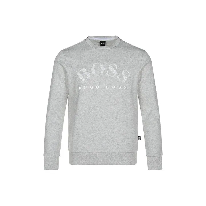 HUGO BOSS Sweatshirt Men's Light Gray