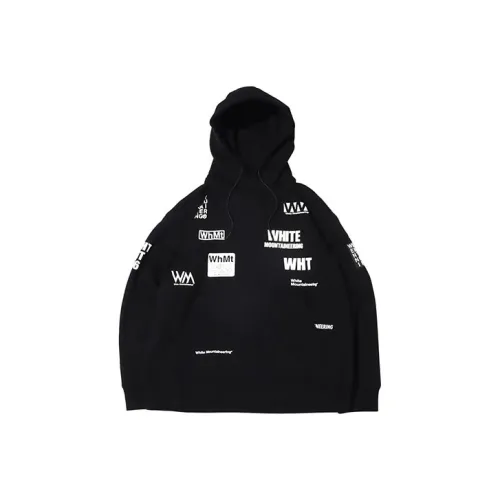White Mountaineering Черный Унисекс Свитшоты