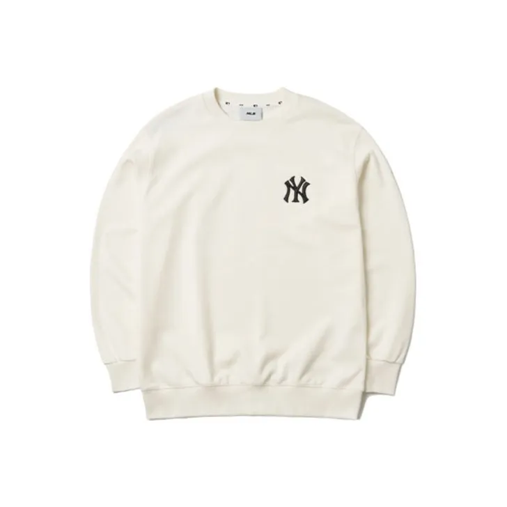 MLB Old Flower Sweatshirts Unisex White
