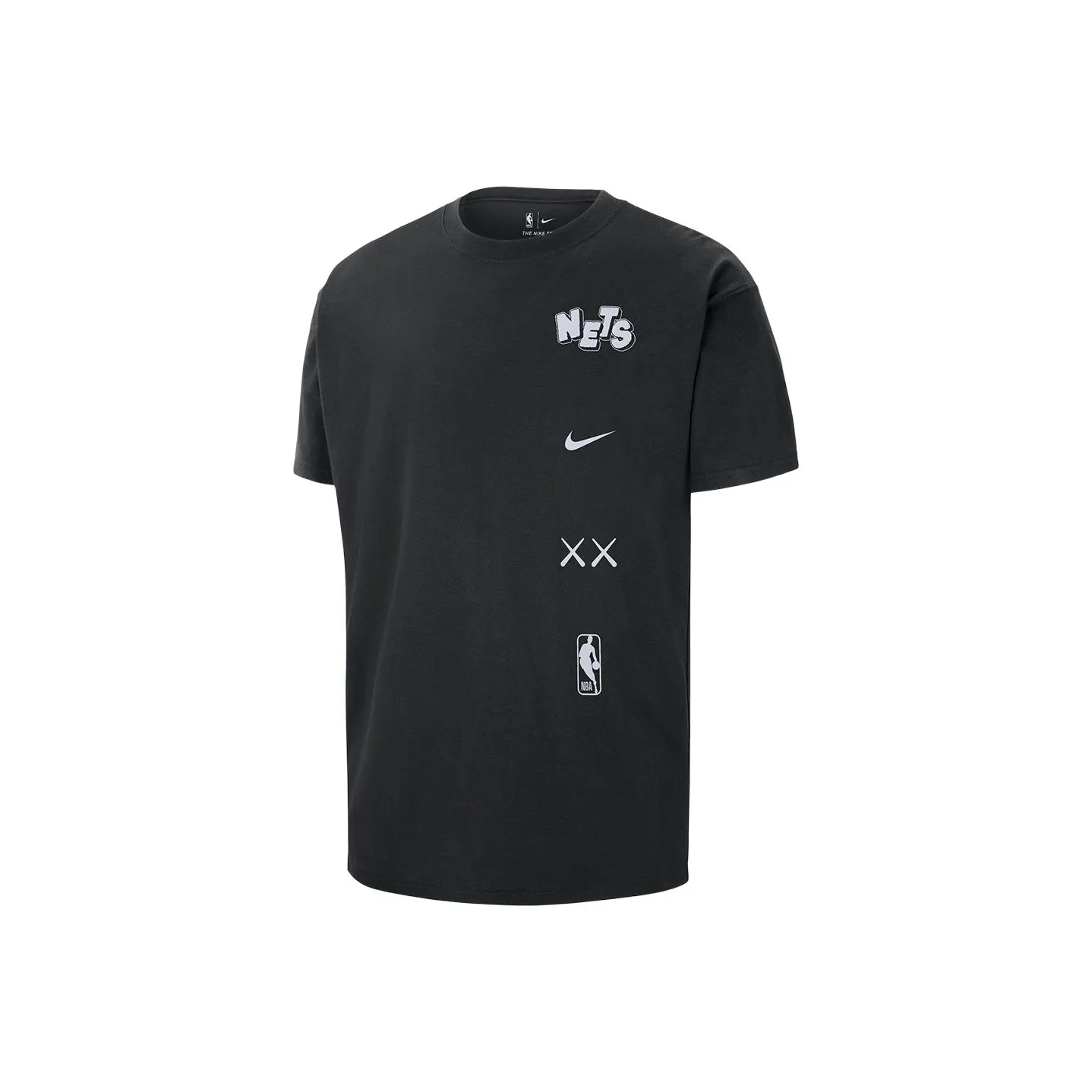 Nike x NBA Brooklyn Nets SS24 T-Shirt Мужской Черный