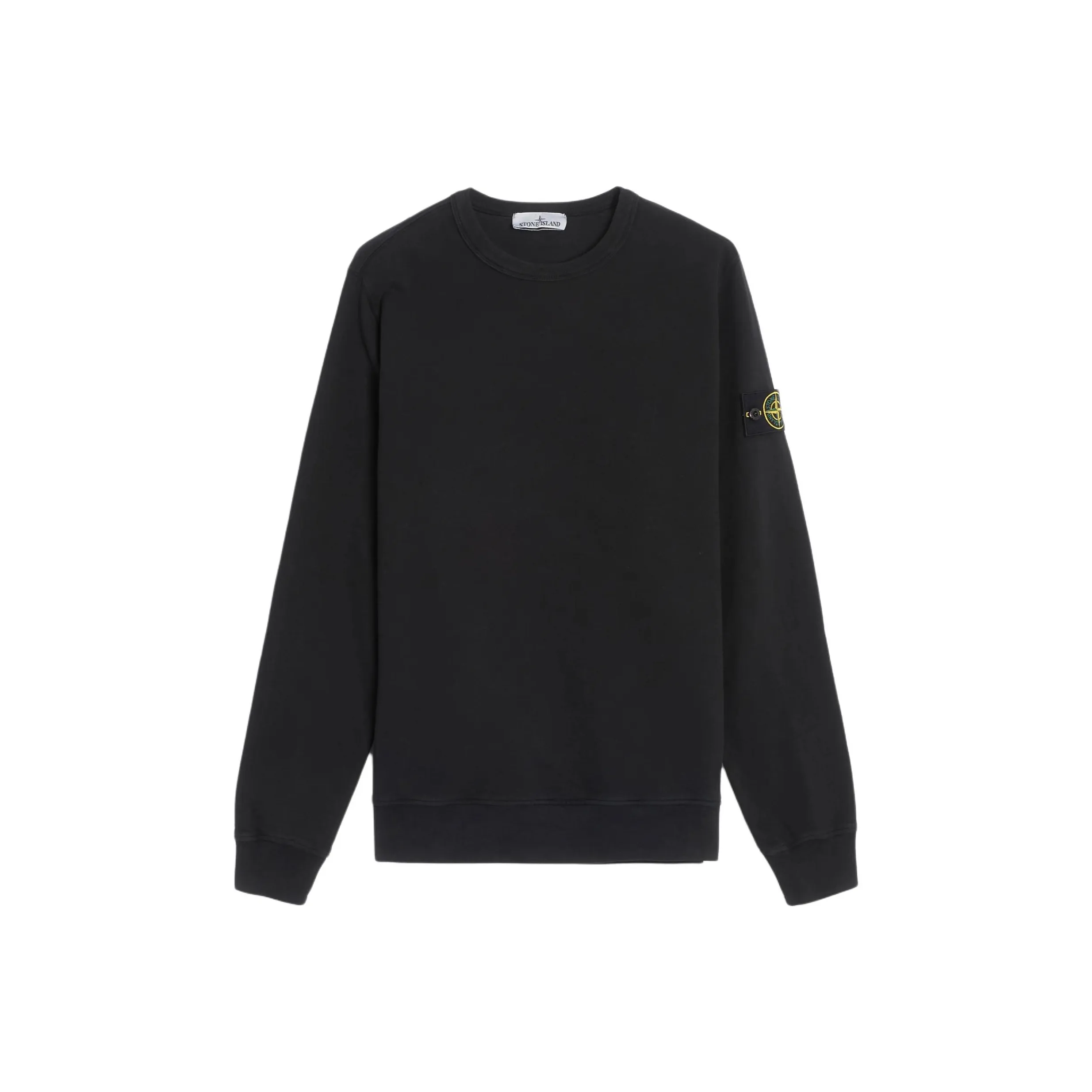 STONE ISLAND FW23 Compass-badge Cotton Sweatshirt Black