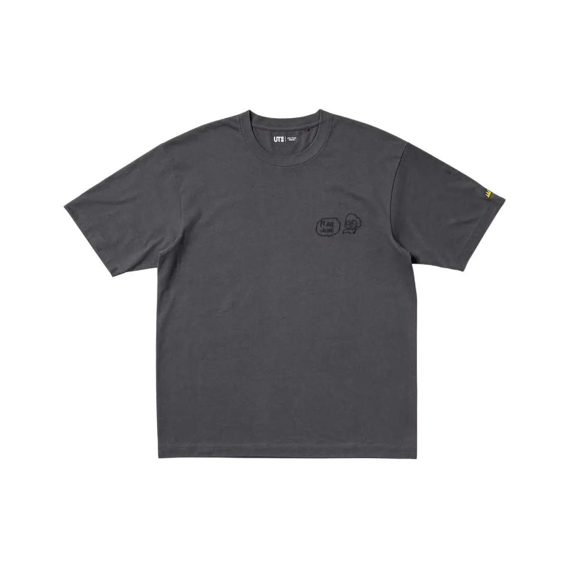 UNIQLO x Jean Michel Basquiat Collaboration SS25 T Shirt Unisex Dark Gray