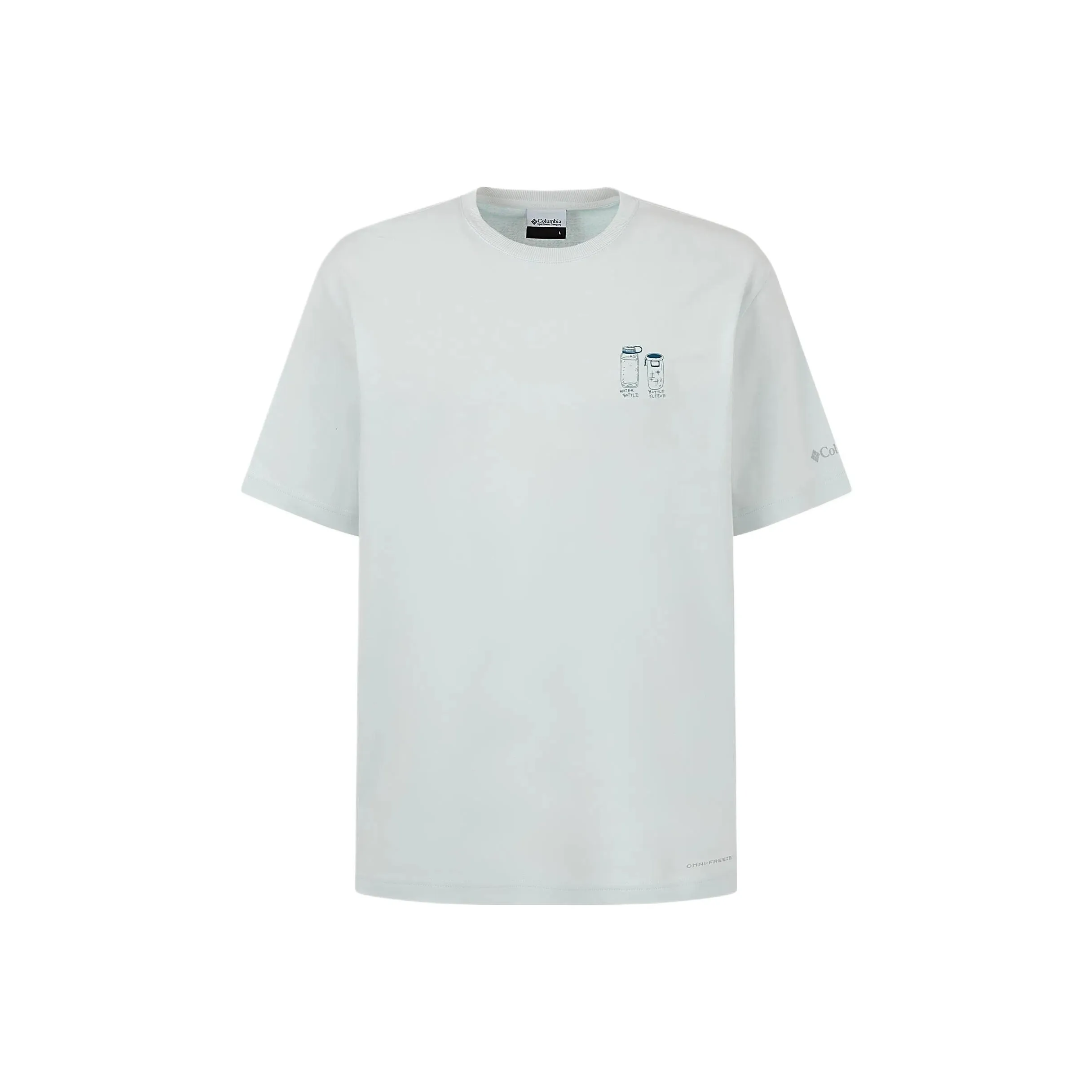 Columbia HIKE365 SS25 T-Shirt Унисекс Ледяной Серый