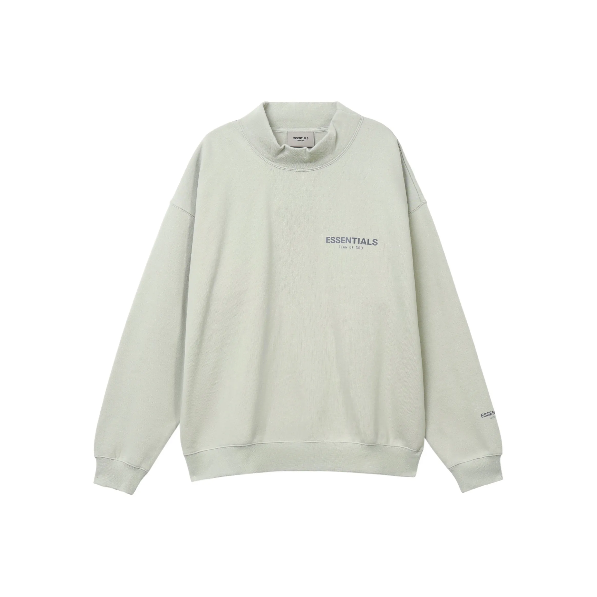 Fear Of God Essentials Ssense Exclusive Mock Neck Sweatshirt