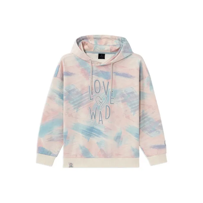 LINING Толстовка Унисекс Розовый Синий Смешанный Цвет