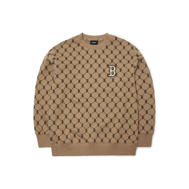 MLB Old Flower Коричневый Унисекс Свитшоты