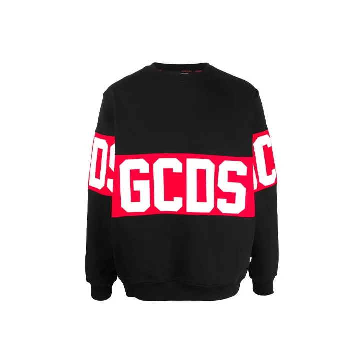 GCDS Толстовка Мужской Черный Красный