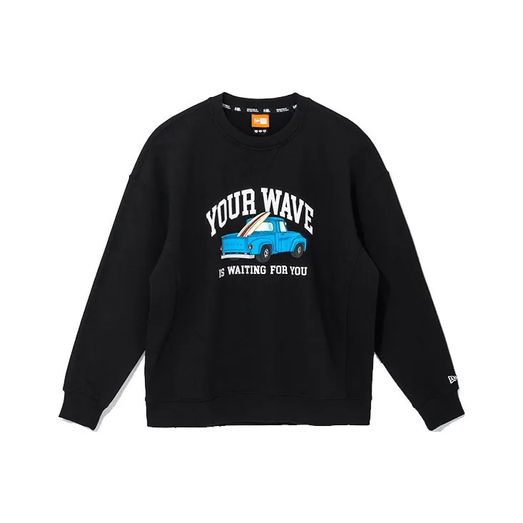 New Era SS22 Свитшот Унисекс Черный