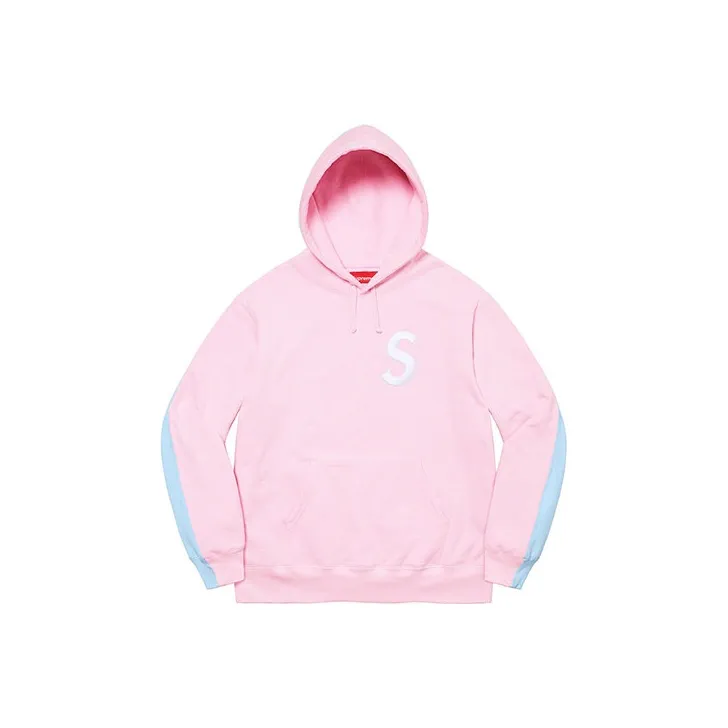 Supreme S Logo Split Hooded Sweatshirt