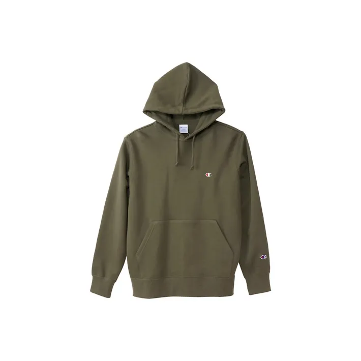 Champion Sweatshirt Japan Version Unisex Army Green