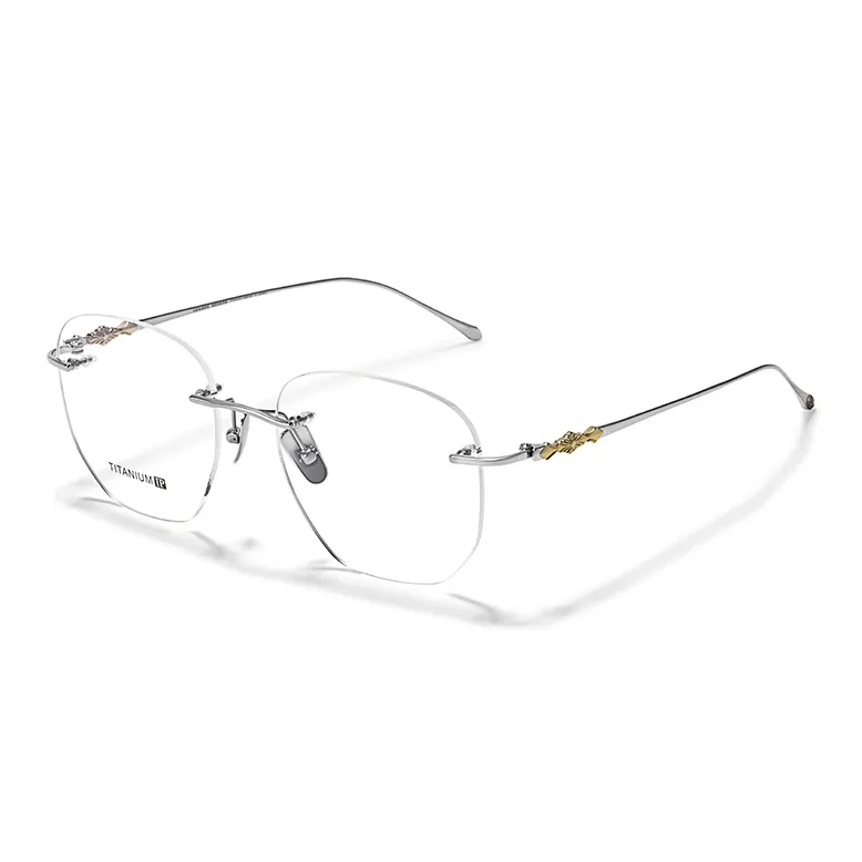 Sagawa Титан Нерегулярная форма Оправы для очков Унисекс