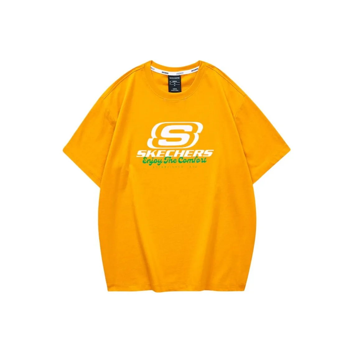 Skechers Colorful T-Shirt Унисекс Cadmium Yellow