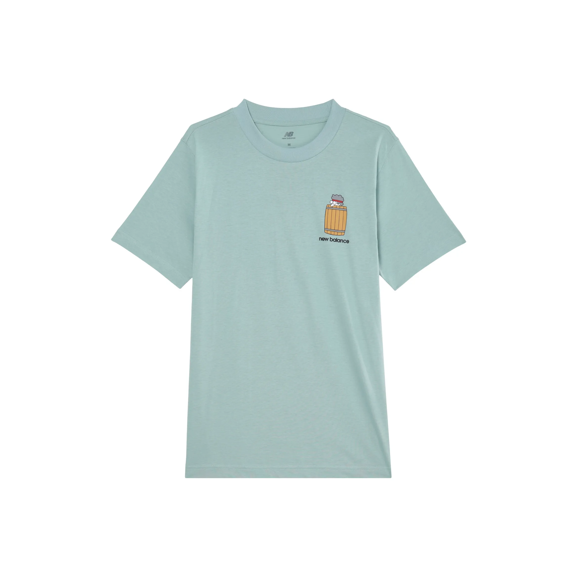 New Balance Barrel Runner T-Shirt Мужской Зеленый