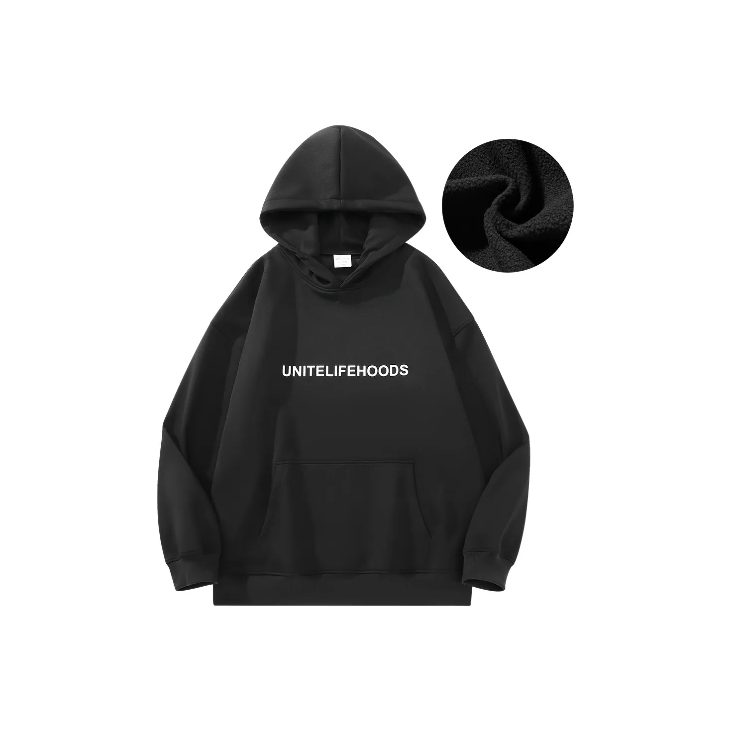 Unite Life HOODS Свитшот Унисекс Черный