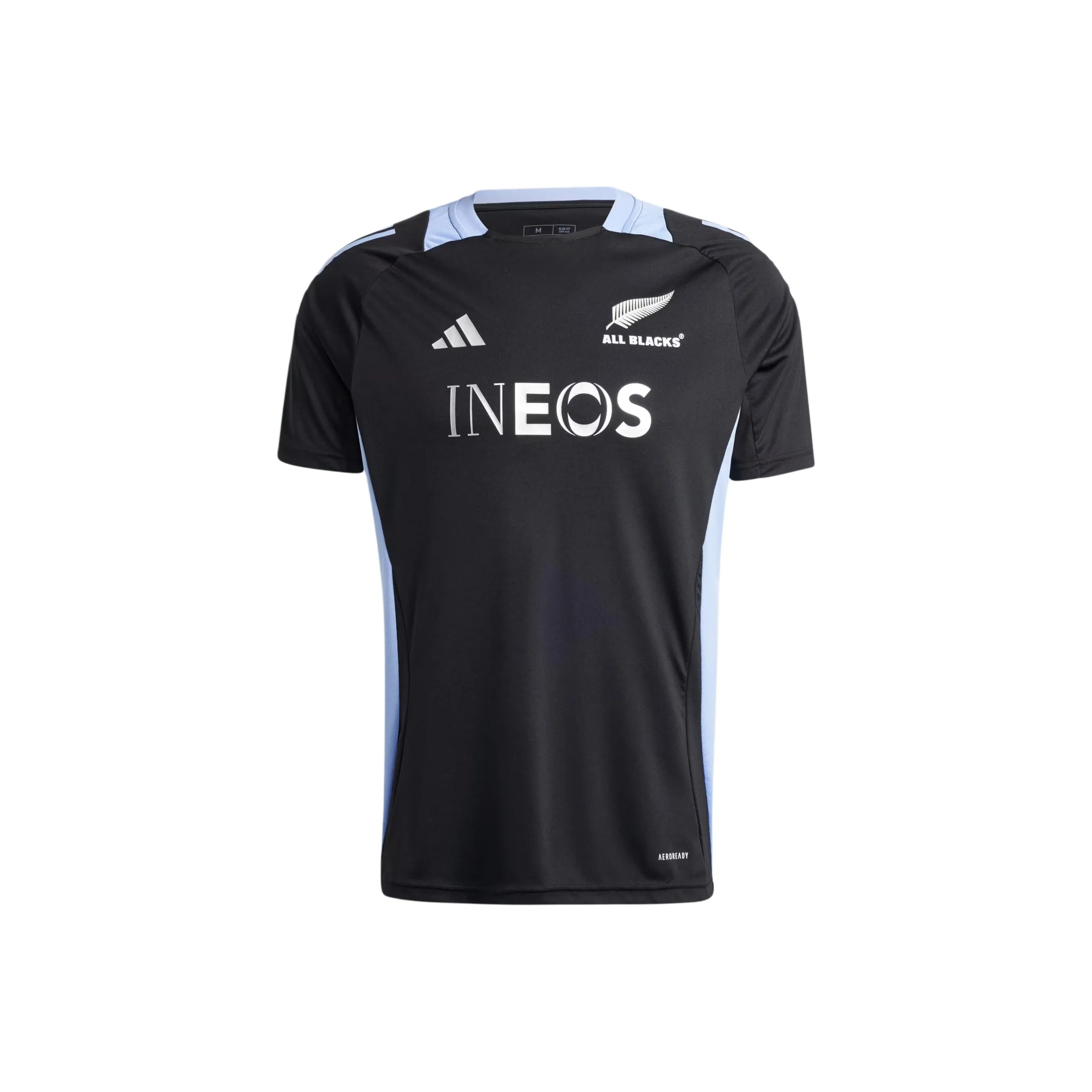 Adidas All Blacks Rugby Aeroready Short Sleeve T Shirt T Shirt Men's All Black