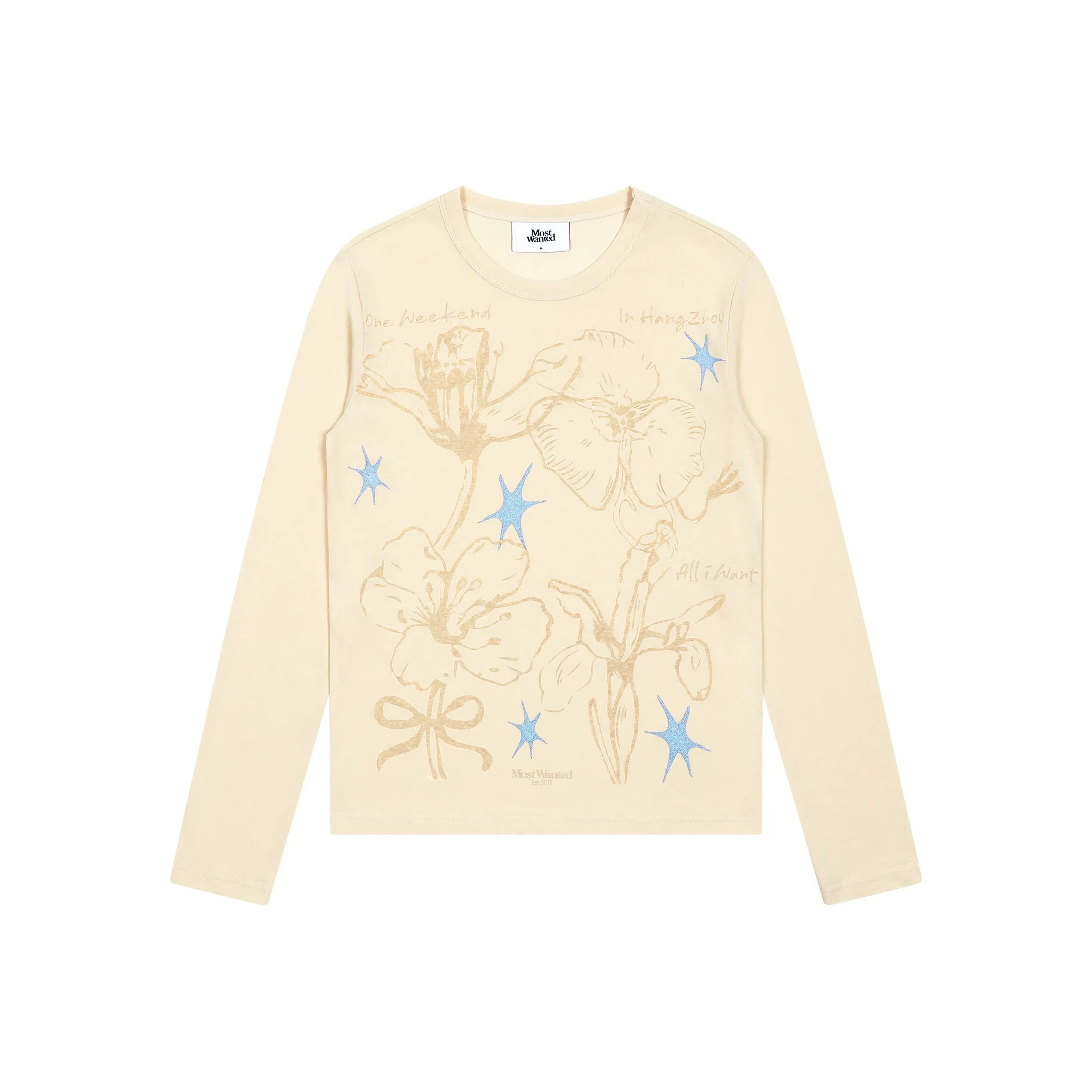 MostwantedLab Vintage Flower T-Shirt Унисекс