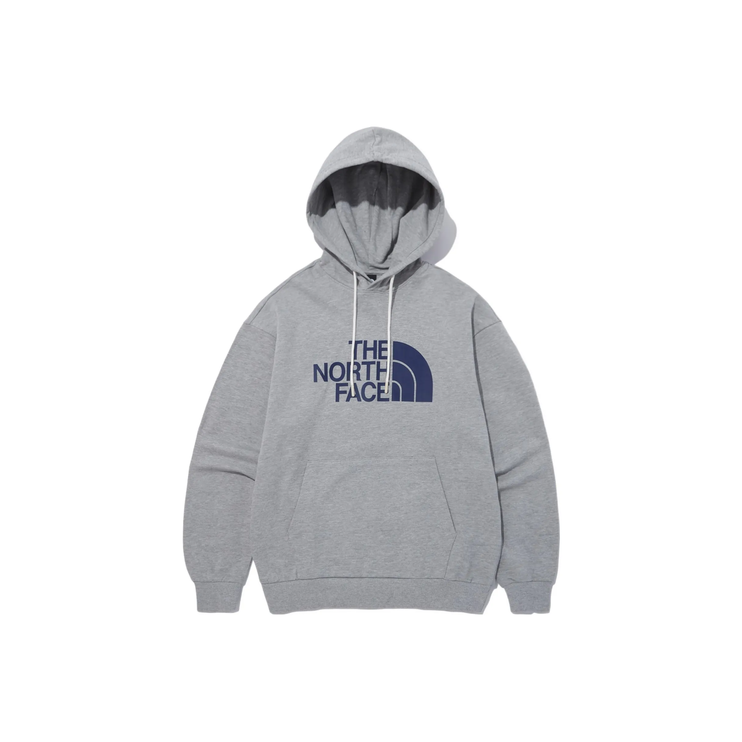 THE NORTH FACE Cotton Logo Relaxed hoodie Nick Melange Grey Unisex Korea Version