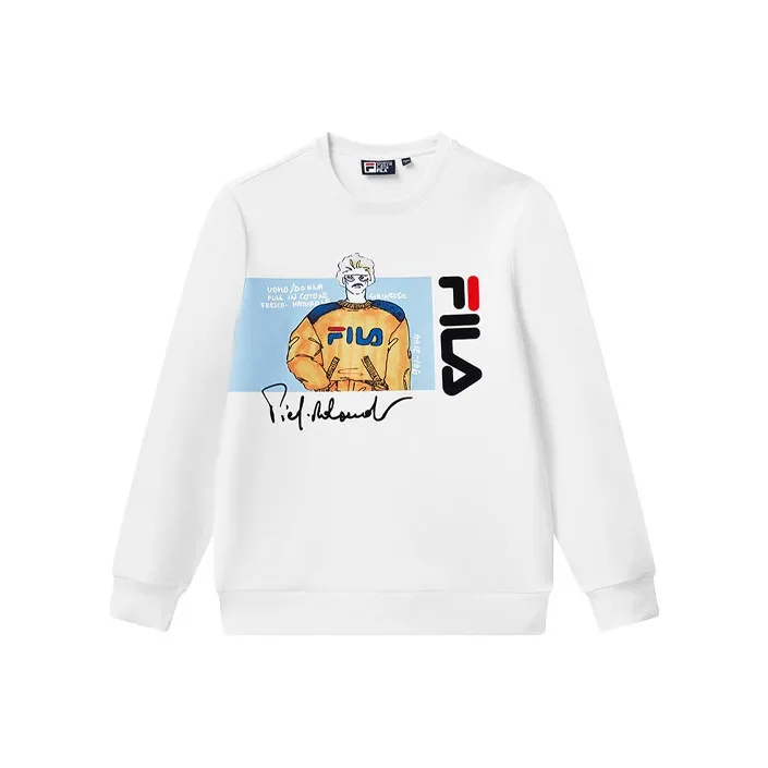 FILA Cloud White Мужские Свитшоты