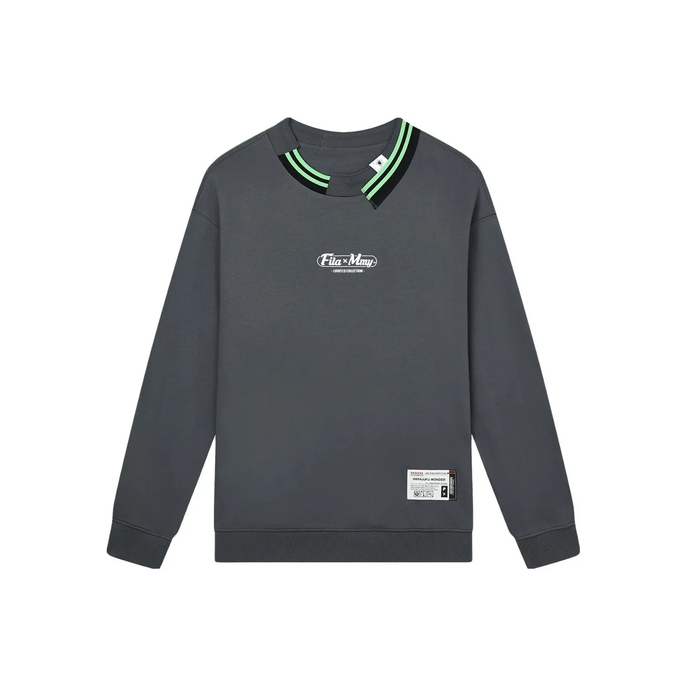 FILA Свитшот Мужской Volcanic Ash Gray