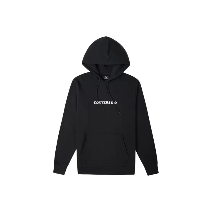 Converse Digital Print Graphic Sweatshirt Unisex Black