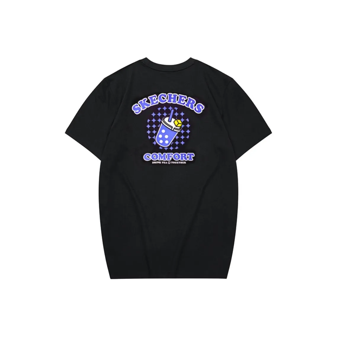 Skechers Colorful T-Shirt Унисекс Угольный Черный