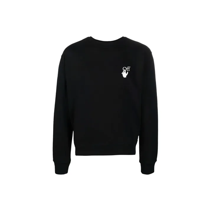 Off Белый FW21 Черный Мужские Толстовки