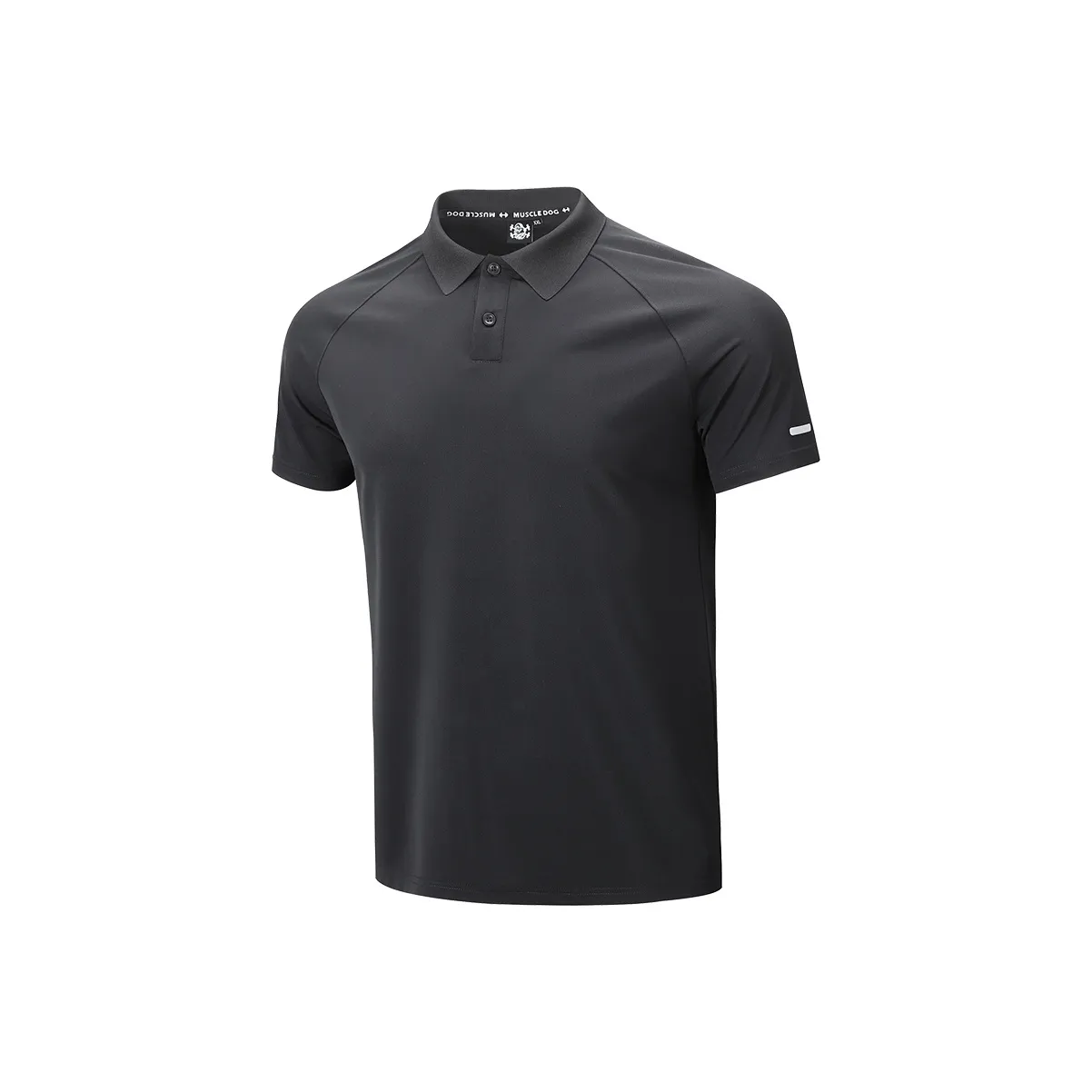 Muscle Dog Черные Мужские T-Рубашки