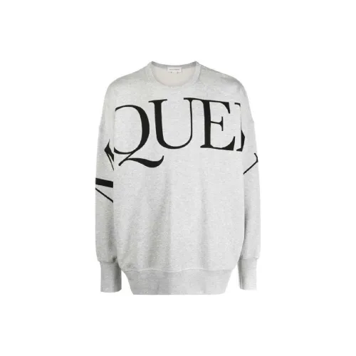 Alexander McQueen Серый Мужские Свитшоты