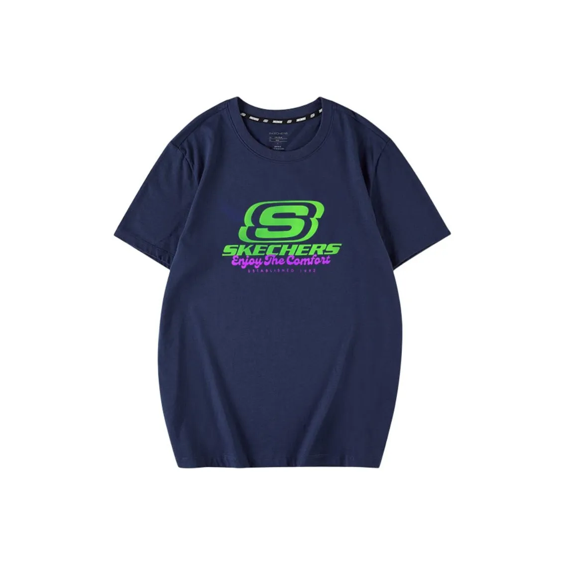 Skechers Colorful T-Shirt Унисекс Medieval Blue