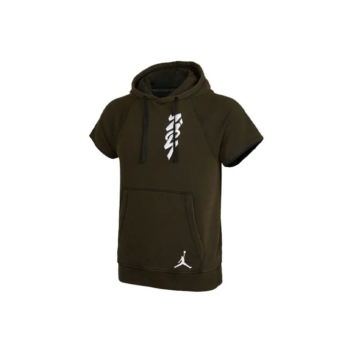 JORDAN Zion Green Men's Sweatshirts Джордан Zion Зеленый Мужской Свитшот