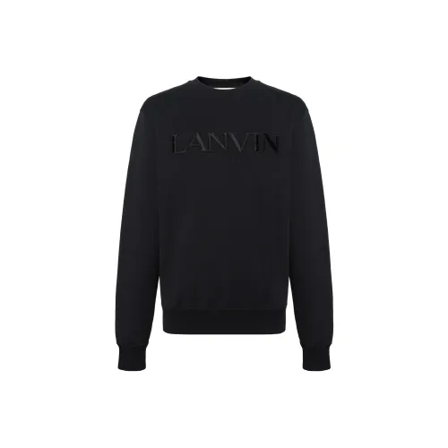 Lanvin Черный Мужские Свитшоты