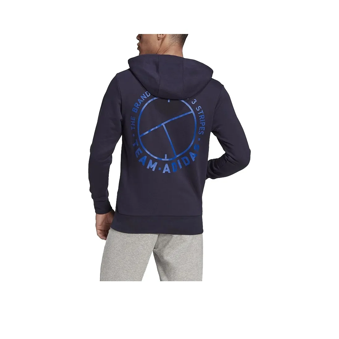 Adidas Толстовка Мужская Темно-Синяя