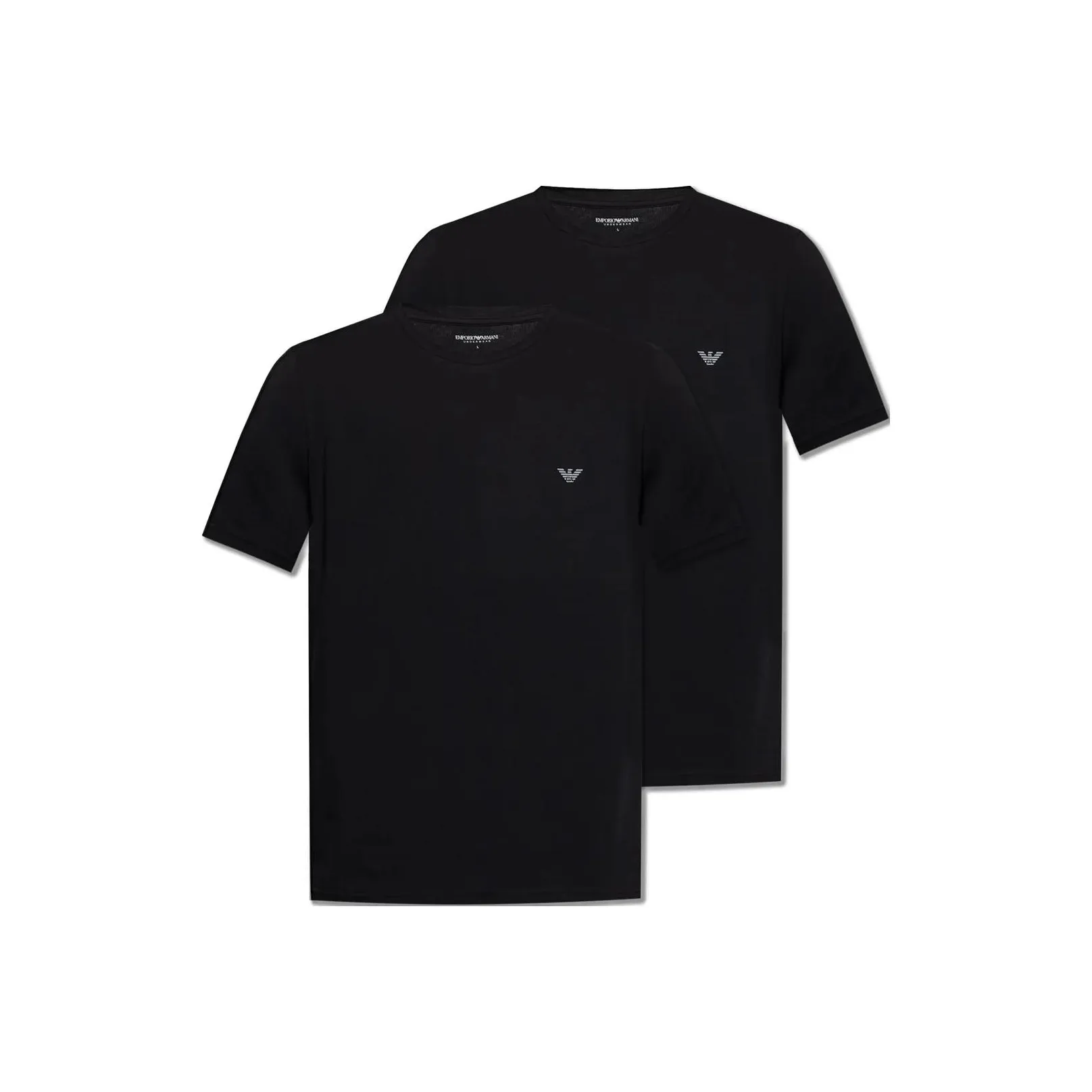 EMPORIO ARMANI T-рубашка мужская 2 упаковки черный