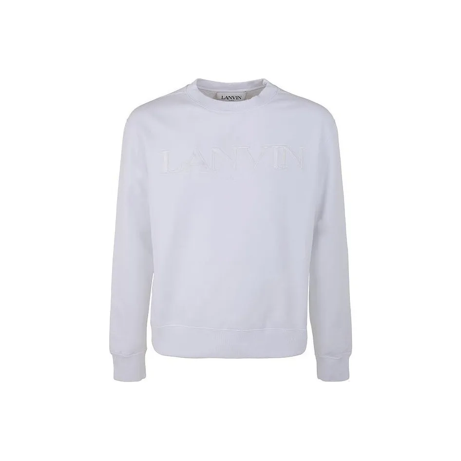Lanvin Белый Мужской Свитшот