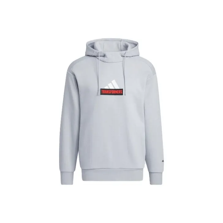 Adidas X Transformers Co Брендированная Серия Толстовка Унисекс Light Silver