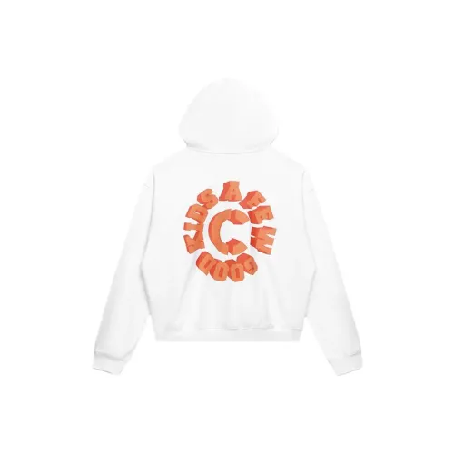 CLOTTEE X AFGK Co Бренд SERIES SS23 Белый Унисекс Свитшоты