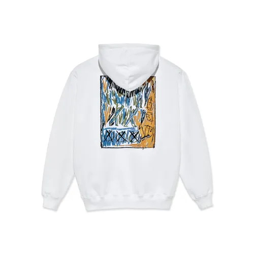 POLAR SKATE CO Белый Унисекс Свитшоты