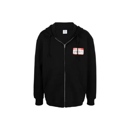 Vetements Черный Унисекс Свитшоты