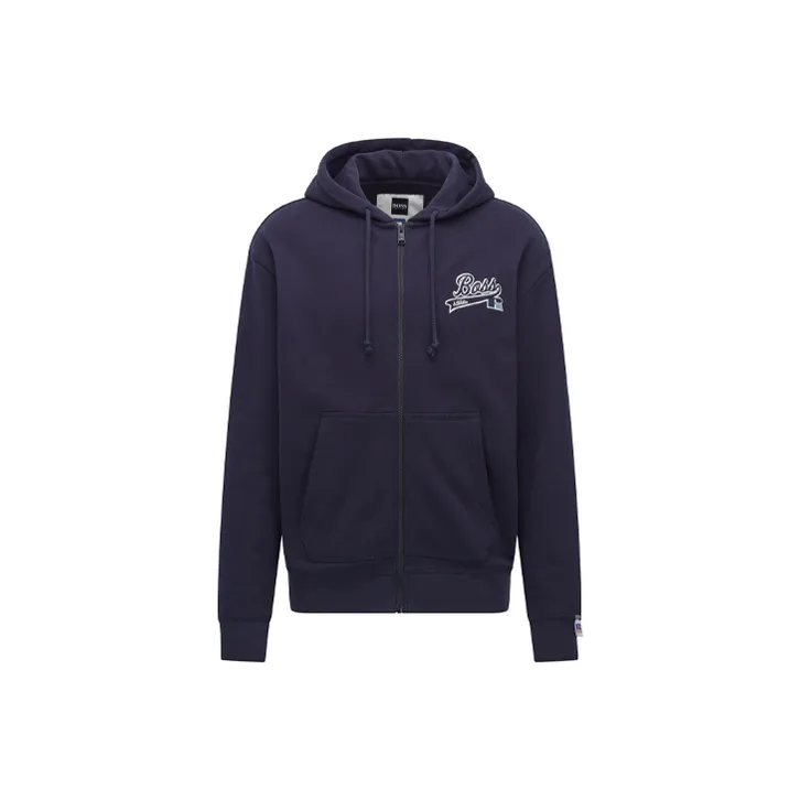 Russell Athletic X HUGO BOSS Sweatshirts Men's Dark Blue