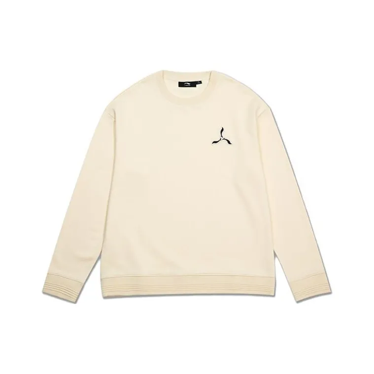 LI NING 1990 Classic Collection Светлый Античный Желтый Мужской Свитшот