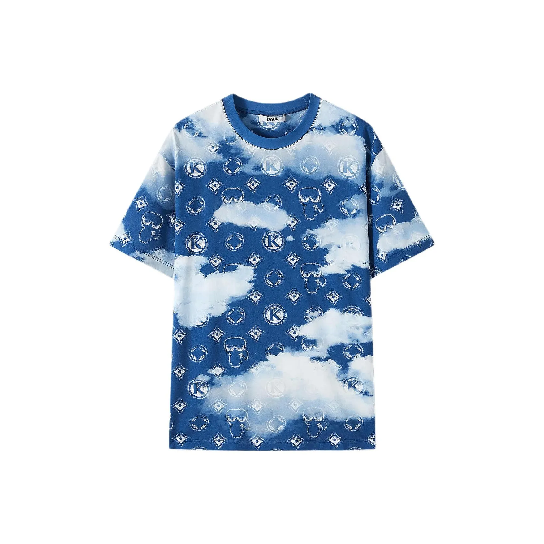 Karl Lagerfeld SS25 T Рубашка Мужская Светло-Синяя